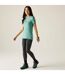 T-shirt De Marche Motif/style Imprimé Graphique Fingal Femme Turquoise Pastel Imprimé Regatta-3