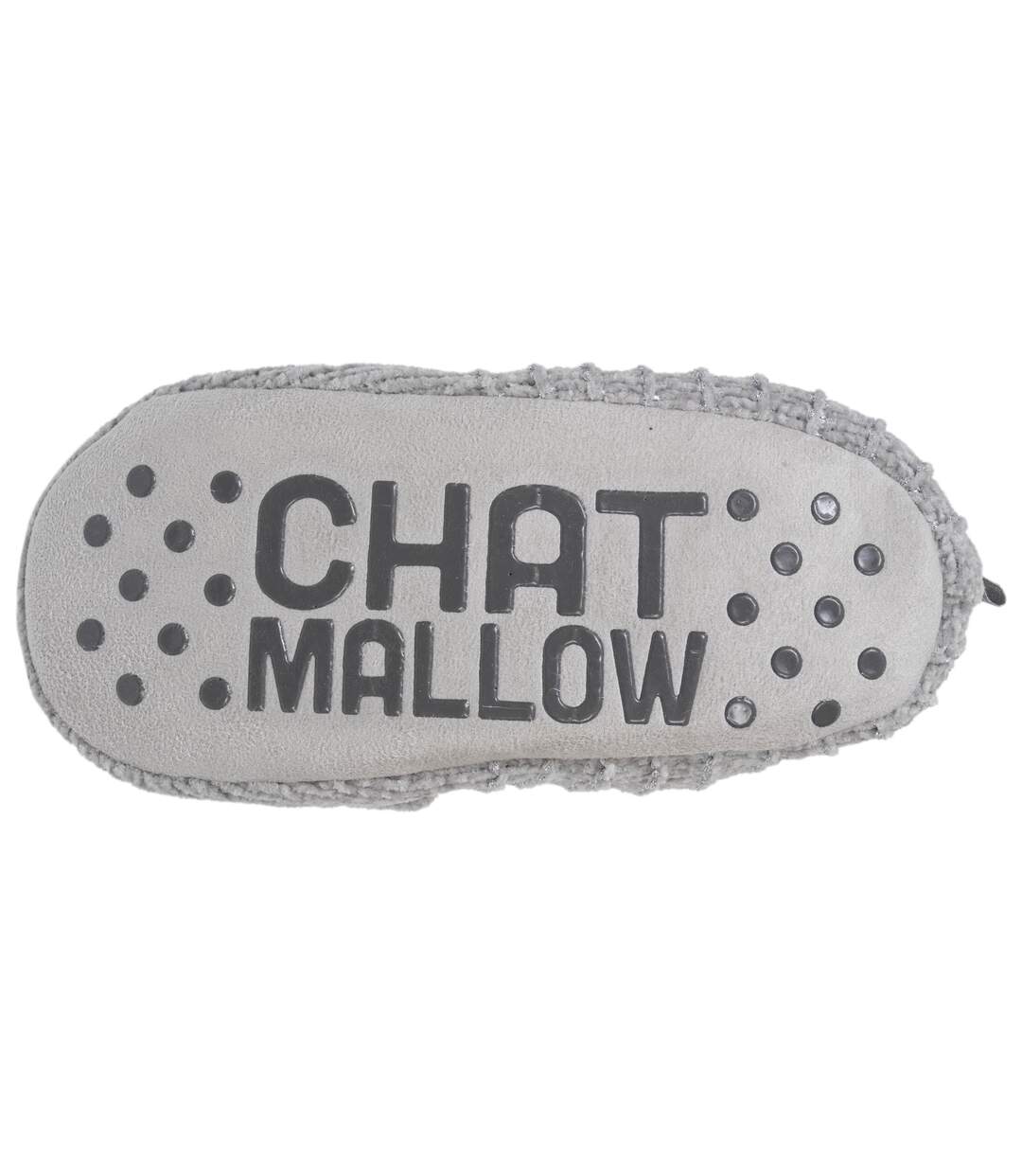 Isotoner Chaussettes d'intérieur femme maille chenille - fourrées, antidérapantes-4