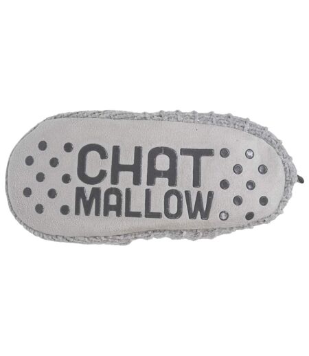 Isotoner Chaussettes d'intérieur femme maille chenille - fourrées, antidérapantes