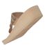 Isotoner Tongs femme à talon de 4cm ultra confortables-5