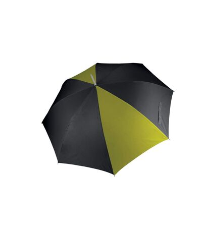 Kimood Unisex Auto Opening Golf Umbrella (Pack of 2) (Black/ Burnt Lime) (One Size) - UTRW7021