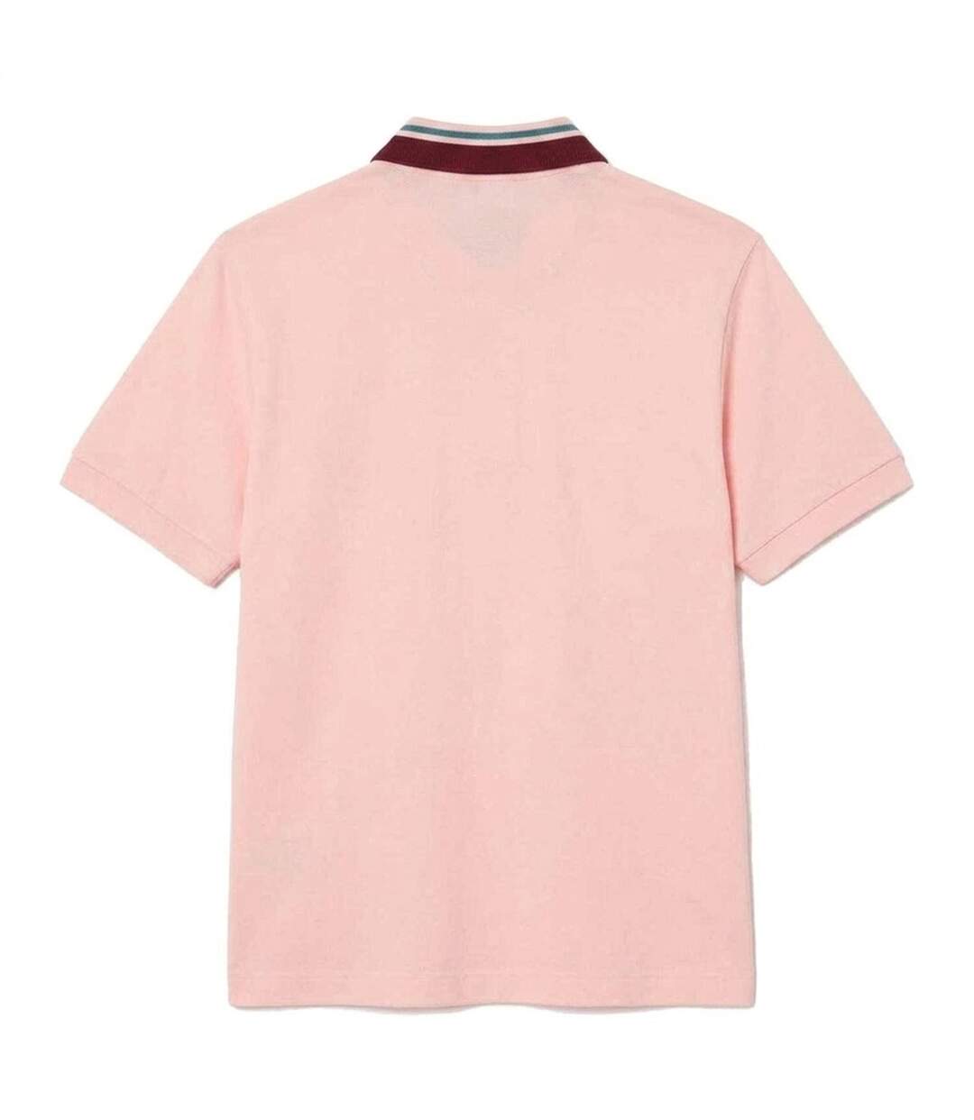 Polo Manches Courtes Roland Garros Homme Rose Lacoste-2
