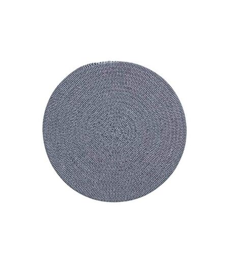 Set de Table Déco Coton 38cm Bleu