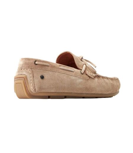 Mens Brooks Driver Suede Boat Shoes Sand Base London