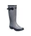 Bottes de pluie fairweather femme bleu marine/blanc Regatta-1