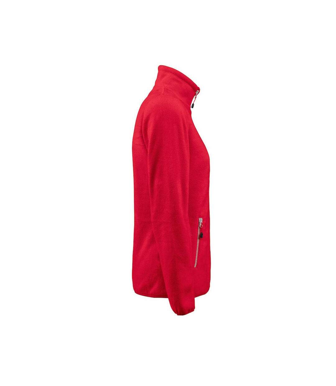 Womens/ladies Rocket Fleece Jacket Red Printer RED-3