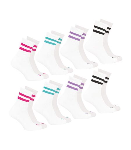 Lot de 8 paires de chaussettes mi-hautes femme Sport Wilson