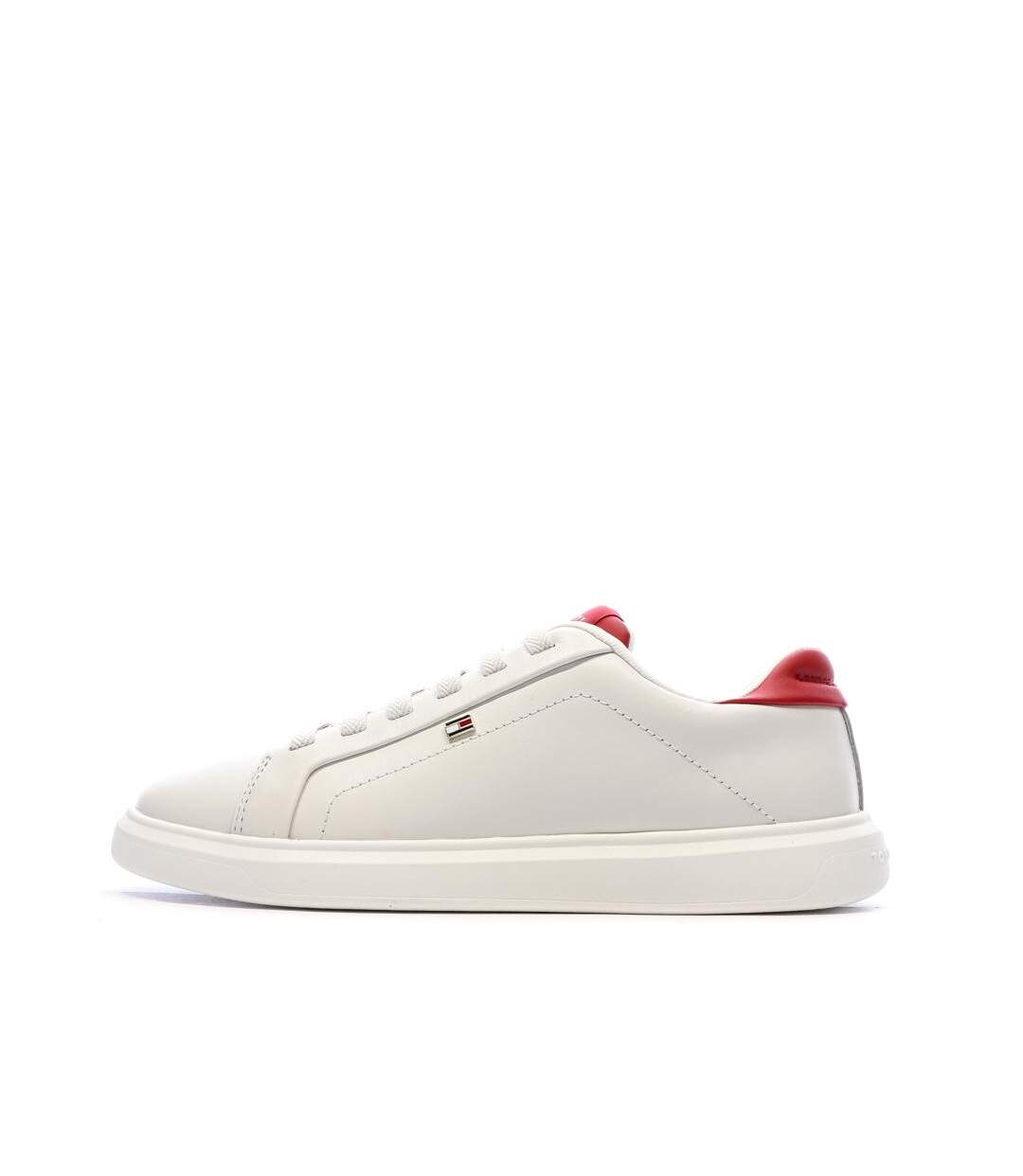 Baskets blanches/rouges femme tommy hilfiger icon-1