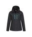 Womens/ladies rainforest ii extreme waterproof jacket jet black Mountain Warehouse