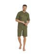 Cargo Bay Mens Chill Vibes 98 Lounge Set (Khaki Marl/Dark Khaki)