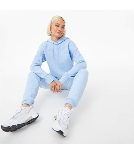 Womens/ladies Classic Logo Hoodie Blue USA Pro