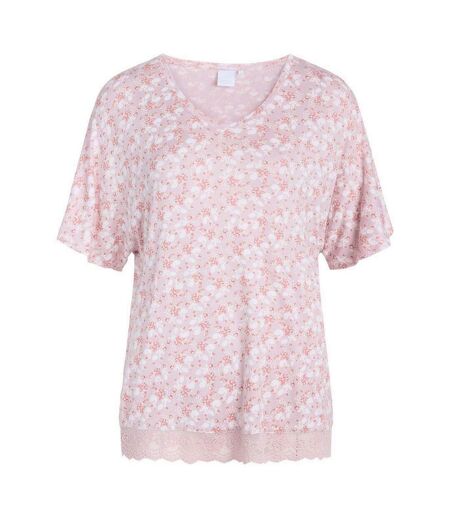 T-shirt Motif/style Fleurs Rosa Femme Vieux Rose CCDK Copenhagen