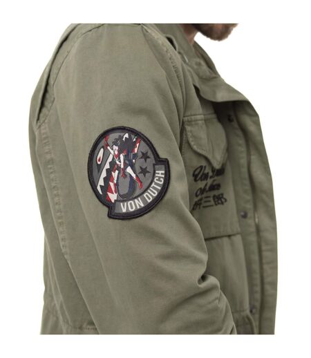 Veste militaire homme en coton avec patch Field Vondutch