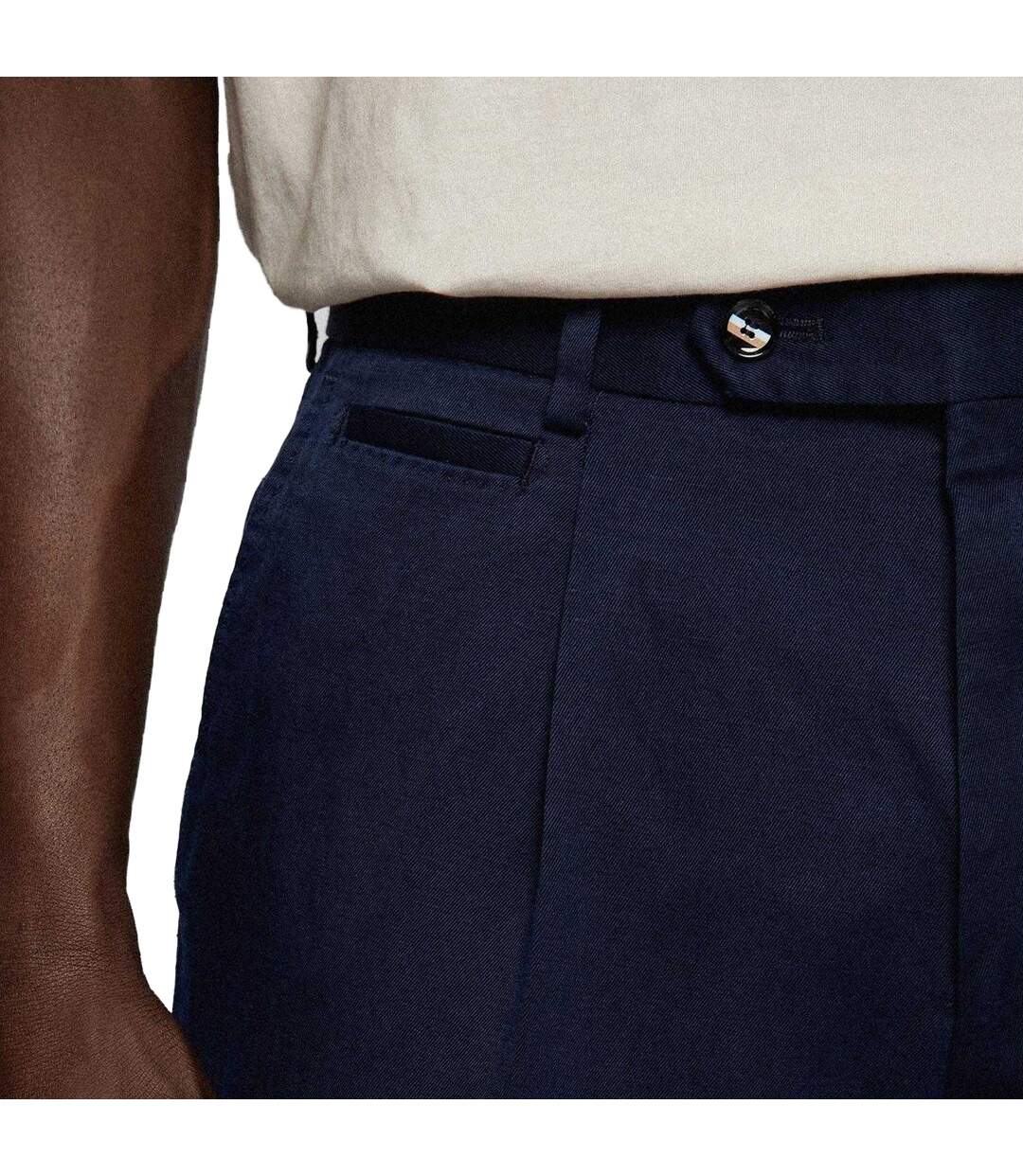 Pantalon T-peet Homme Bleu Foncé Boss-4