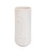 Vase Déco Visage Soleya 25cm Blanc-1