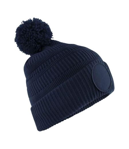 Bonnet Motif/style Écusson Homme Bleu Marine Français Beechfield