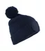 Bonnet Motif/style Écusson Homme Bleu Marine Français Beechfield-1
