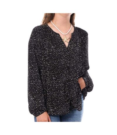 Chemise noire à motifs femme teddy smith phyl - s