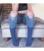 12 Pairs Ladies Plain Coloured Cotton Rich Dress Socks-4