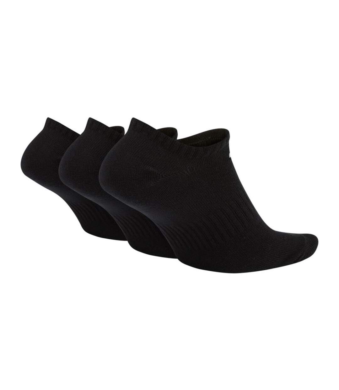 Lot De 3  Socquettes Discrètes Everyday Adulte Noir Nike-2