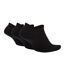 Lot De 3  Socquettes Discrètes Everyday Adulte Noir Nike-2