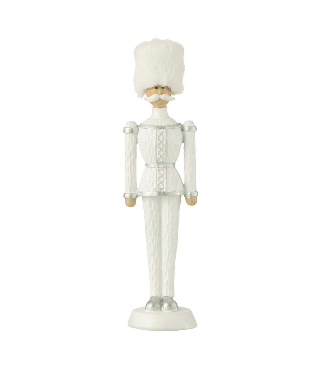 Casse-Noisette à Paillettes Chapeau 32cm Blanc-1