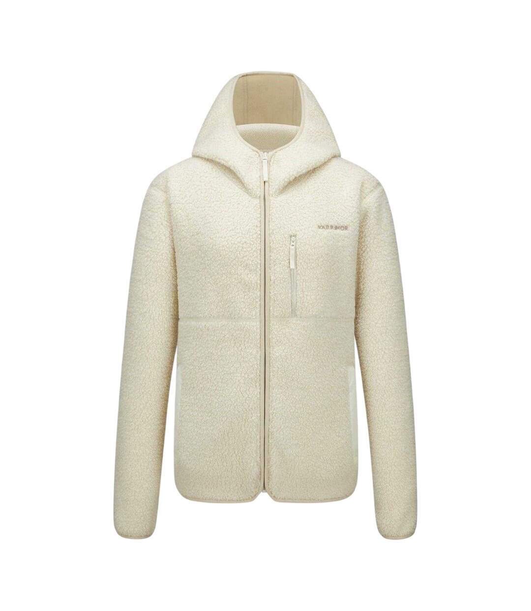 Womens/ladies Tundra Sherpa Fleece Lightweight Hooded Jacket Cream Karrimor-1