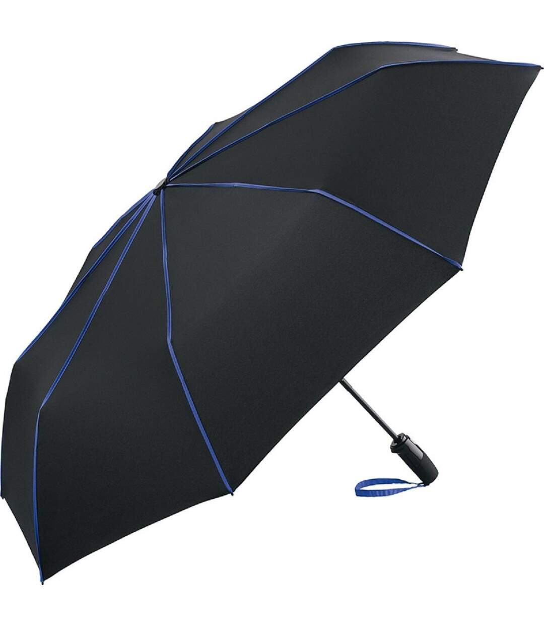 Parapluie de poche FP5639 - noir et bleu euro-1