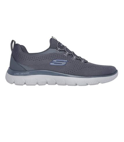 Mens summits trainers charcoal Skechers