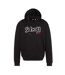 Sweat à capuche noir homme schott sidney - l-1