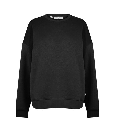 Sweat Manches Tombantes Femme Noir Calvin Klein