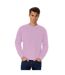 Sweatshirt À Manches Longues Pour Hommes Mauve B&C-1