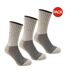 Pack Of 3  Womens/ladies Heavyweight Boot Socks  Beige Karrimor-1