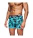 Pack of 7  Mens florid boxer shorts  turquoise Kandor-2