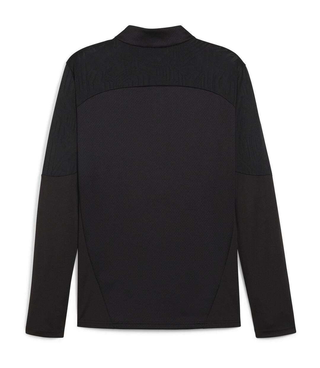 Mens Teamfinal Quarter Zip Training Fleece Top Black Puma-2
