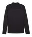 Mens Teamfinal Quarter Zip Training Fleece Top Black Puma-2