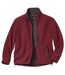 Men's Full Zip Red Fleece Jacket