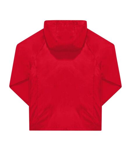 Unisex Adult #reset Windbreaker Red B&C