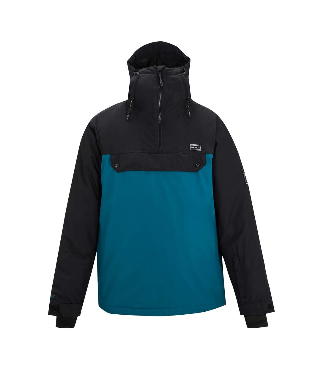 Mens Freeride Ii Colour Block Overhead Ski Jacket Kingfisher Blue Dare 2B-1