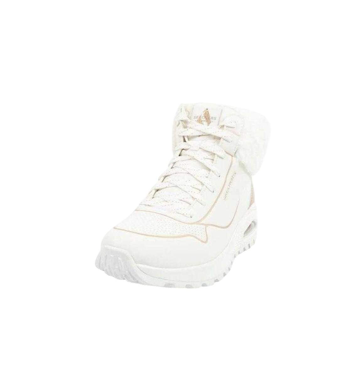 Baskets Uno Rugged Femme Blanc Skechers-1