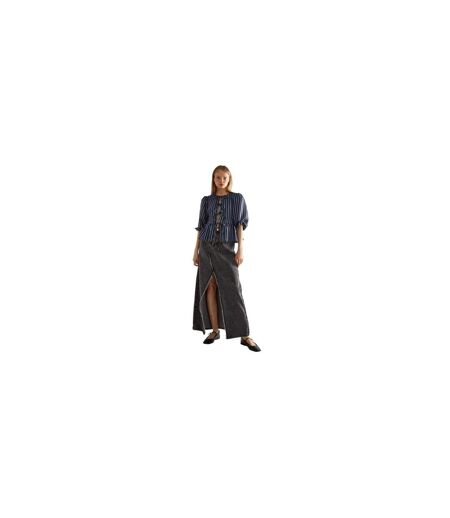 Haut Manches Bouffantes Motif/style Rayé Femme Bleu Glamorous