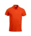 Mens Classic Lincoln Polo Shirt Blood Orange Clique-1