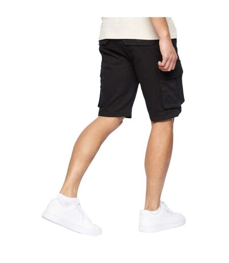 Short à poches frentons homme noir Crosshatch