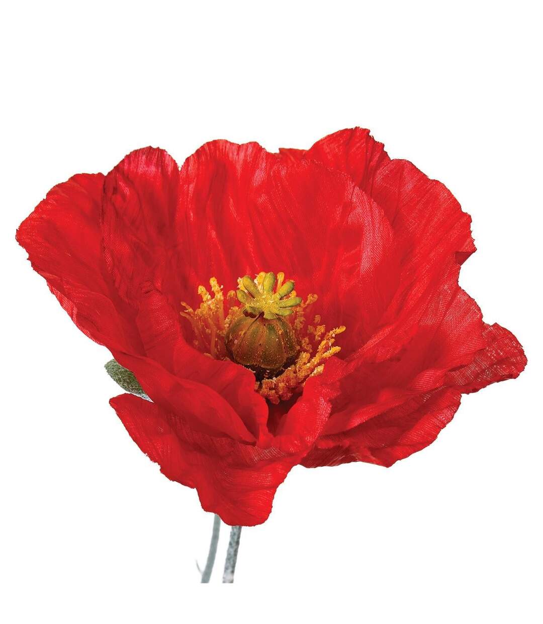 Fleur Artificielle Coquelicot 70cm Rouge-2