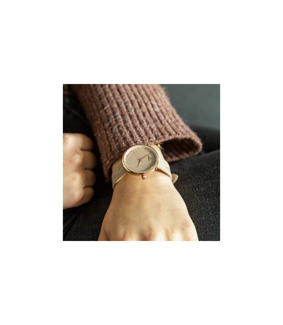 Votre Montre Femme Beige CHTIME-2