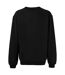 UCC 50/50 Mens Heavyweight Plain Set-In Sweatshirt Top (Black) - UTBC1193