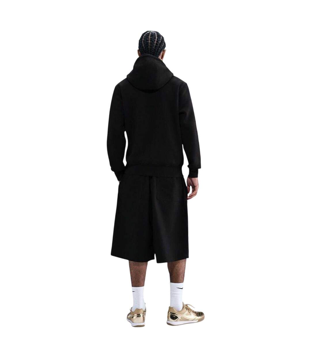 Mens Bold Hoodie Black Gold Nike-2
