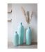 Vase Bouteille Déco Justine 100cm Bleu-3