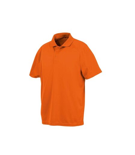 Spiro Unisex Adults Impact Performance Aircool Polo Shirt (Flo Orange) - UTPC3503