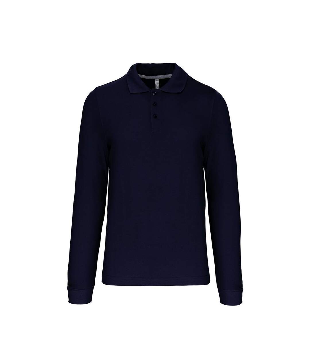 Polo manches longues - Homme - K243 - bleu marine